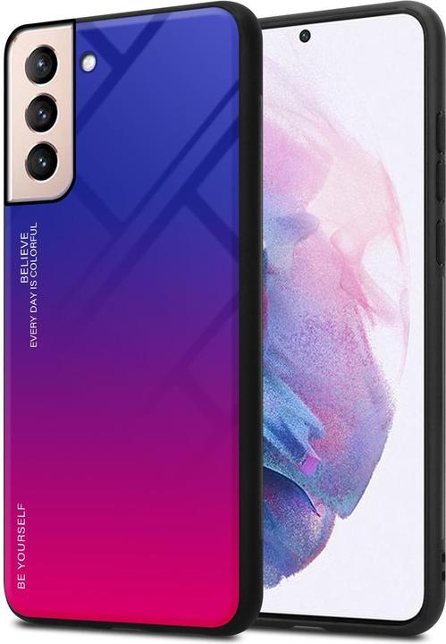 Produktbild Cadorabo TPU 2 Farben Glas Cover (Samsung Galaxy S21+)