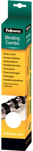 Image du produit Fellowes Dos de reliure en plastique A4 100 pièces - 8 mm, blanc