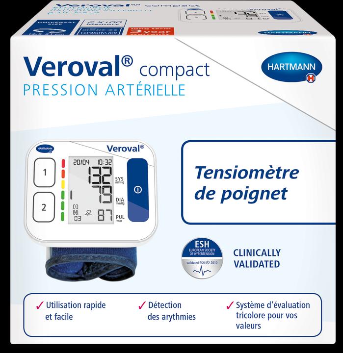 Actual product image Veroval Compact wrist (Blood pressure monitor wrist)