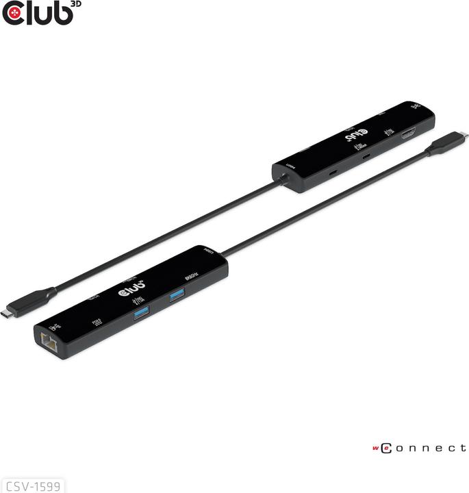 Produktbild Club 3D CSV-1599 (USB-C, 1 Ports)