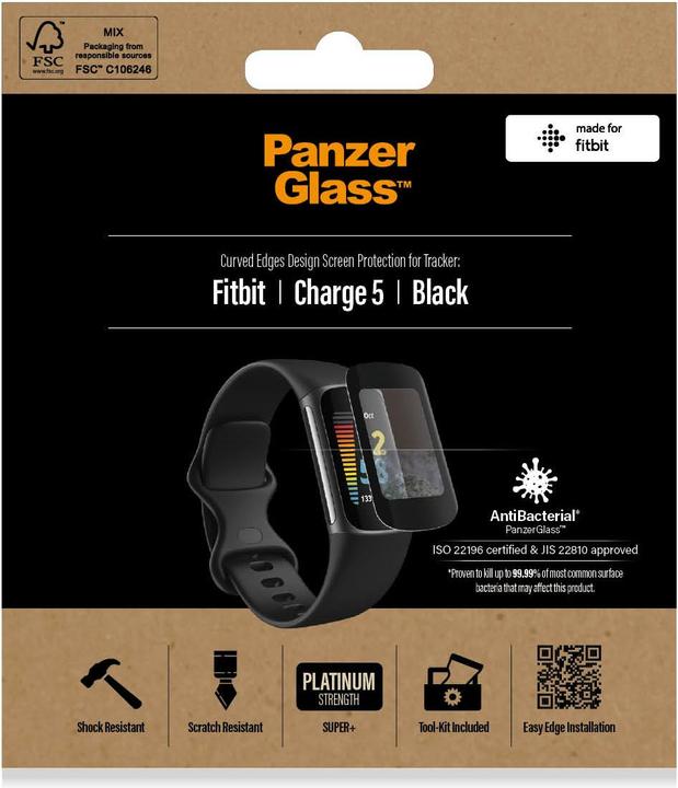 Image du produit PanzerGlass Protecteur d'écran Fitbit Charge 6 | 5