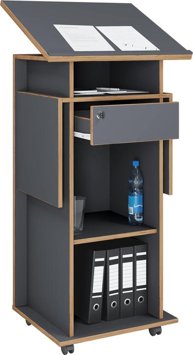 Immagine prodotto VCM Holz Stehpult Rednerpult Rollen Salia