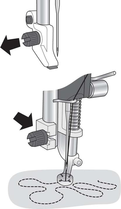 Actual product image Husqvarna Closed freehand foot