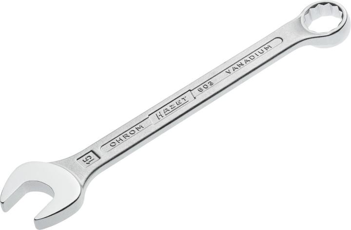 Immagine prodotto HAZET Chiave combinata a forchetta/ad anello 603-15 ∙ Profilo a doppio esagono esterno ∙ 15 mm (15 mm)