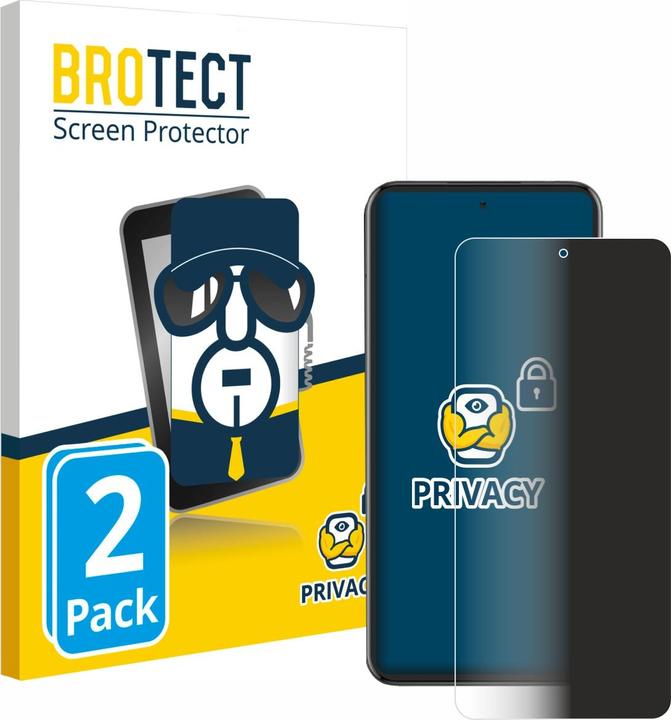Produktbild BROTECT Sichtschutzfolie Anti-Spy Privacy Folie Blaulicht-Schutz (2 Stück, Oppo Reno 13 Pro)