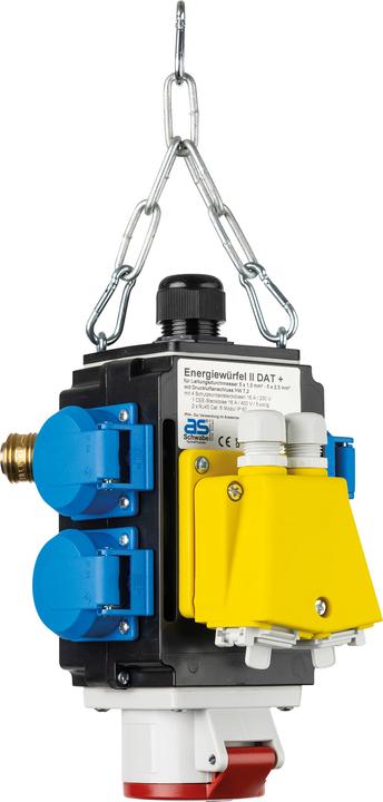 As - Schwabe Cubo energetico con aria compressa e connessione dati (CEE 7/3, CEE)