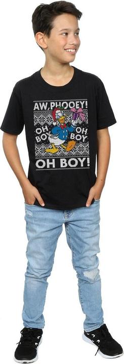 Image du produit Disney - T-shirt DONALD DUCK CHRISTMAS FAIR ISLE - Garçon (152, 158)
