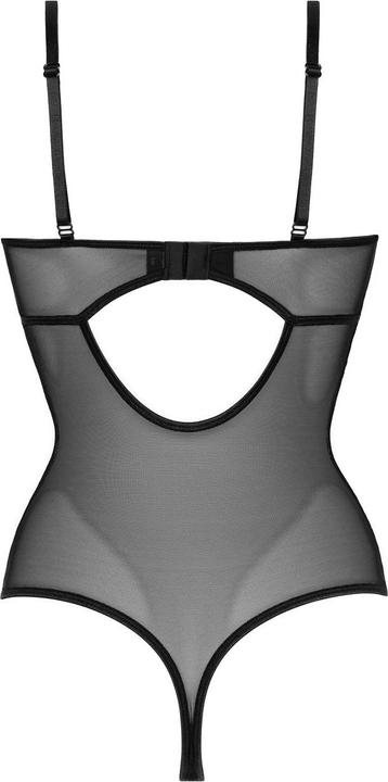Produktbild Christine Le Duc Ouvert WetlookBody Vesper schwarz (S/M)