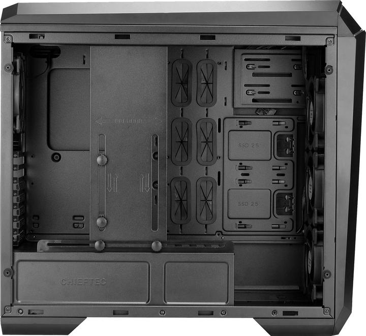 Actual product image Chieftec Stallion II (black, tempered glass) (Mini-ITX, mATX, ATX)