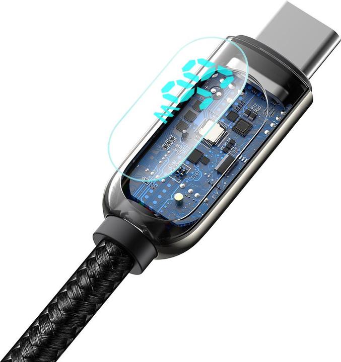 Produktbild Baseus Display Cable USB to Type-C, 66W, 2m (black) (2 m, USB 3.0, 66 W)