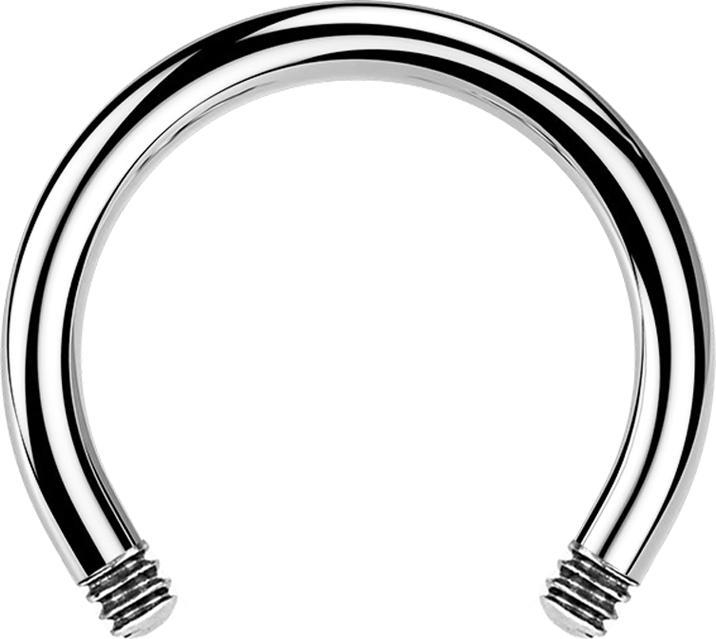 Produktbild Star Piercing Micro Circular Barbell-Stab silber (ohne Messing, Chirurgenstahl 316L)