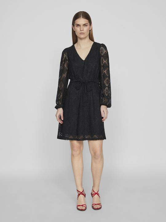 Actual product image Vila Tie waist dress with long sleeves (S)