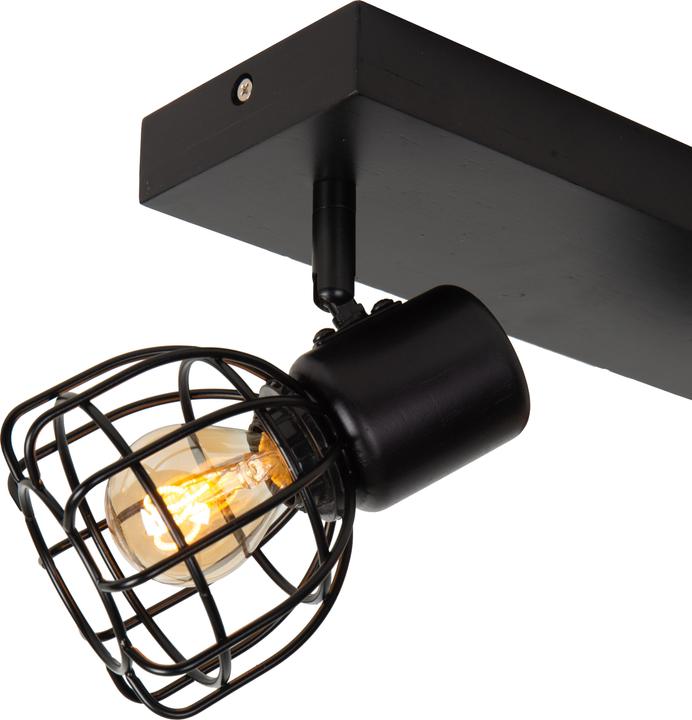 Produktbild Lucide FILOX - Deckenstrahler - 2xE27 - Schwarz 00929/02/30 (E27)