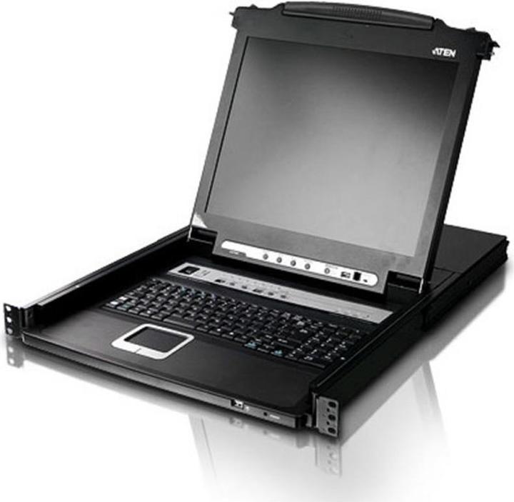 Immagine prodotto Aten CL5708M Switch KVM a 8 porte LCD da 17" a binario singolo (PS/2-USB VGA) Layout CH