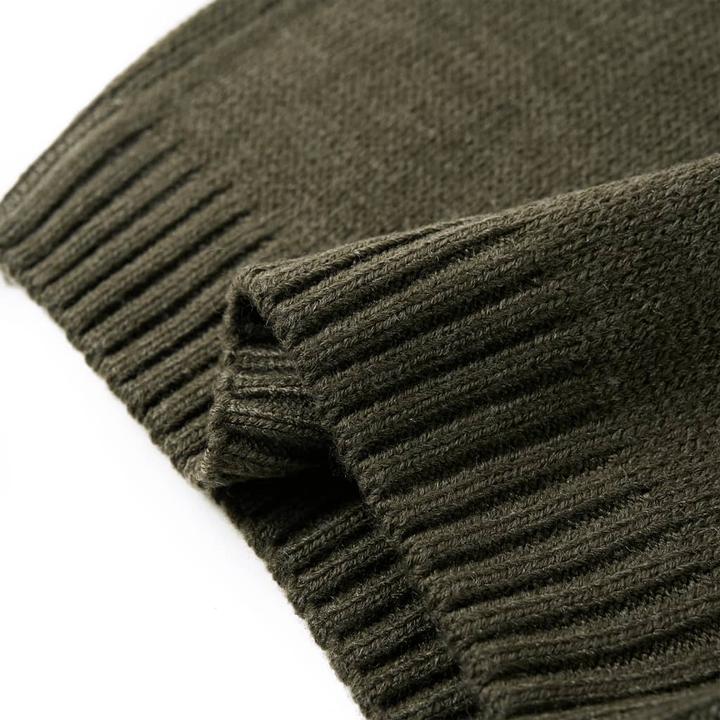 Image du produit VidaXL Pullover enfant tricoté Kaki 104,Matériau : 100 (104)