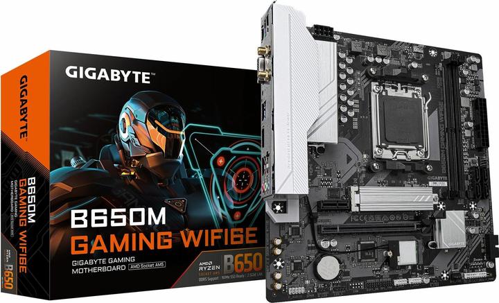 Image du produit Gigabyte B650M Gaming WIFI6E (AM5, AMD B650, mATX)