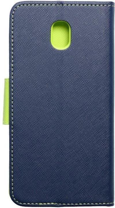Actual product image Gsm City Book case OEM FANCY Book case for SAMSUNG Galaxy J5 2017 navy/lime (Samsung Galaxy J5 (2017))