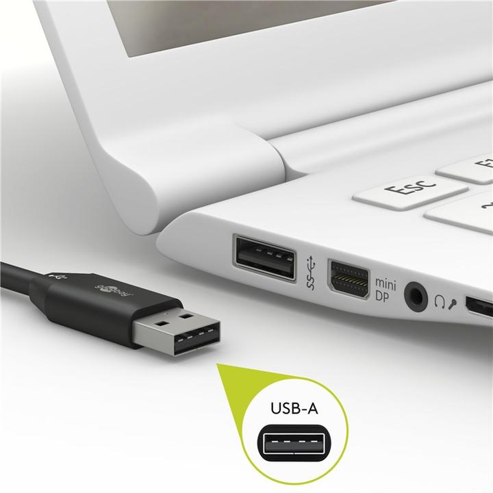 Image du produit Goobay USB type A - USB type C (3 m, USB 2.0)