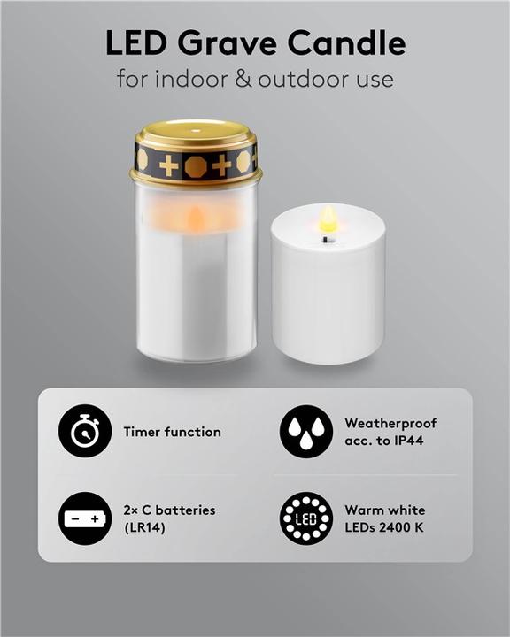 Productafbeelding Goobay LED grafverlichting, wit (1 x)