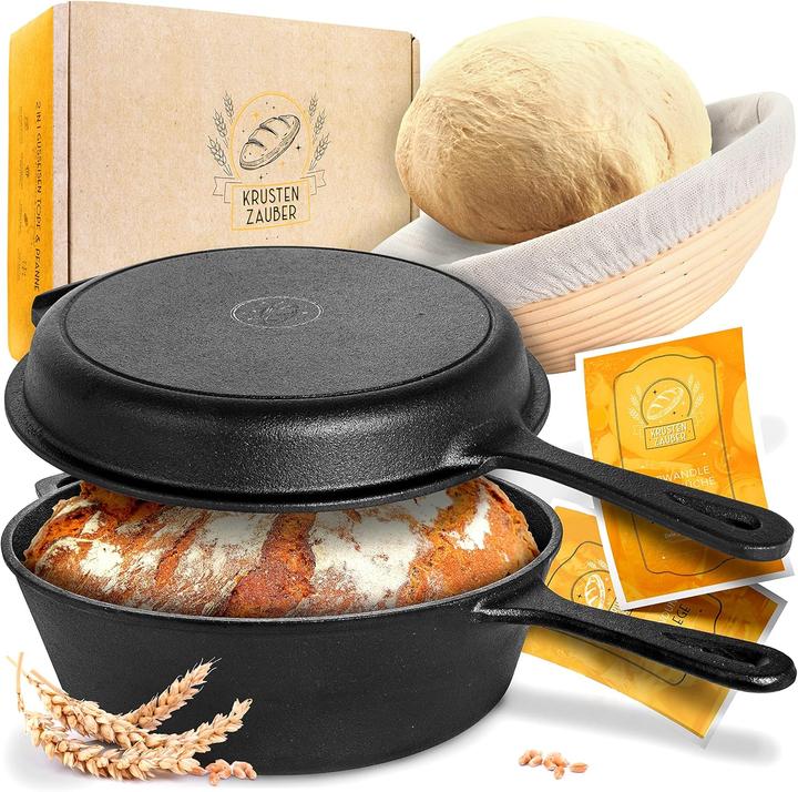 Actual product image Krustenzauber Bread pot (26 cm, Casserole + Stewpot, Cast iron)