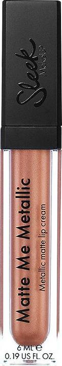 Actual product image Sleek MakeUP Matte Me Metallic Lip Cream Roman Copper 6ml (Roman Copper)