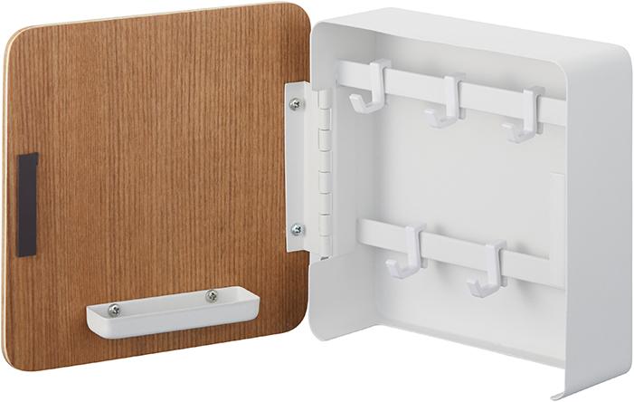 Actual product image Yamazaki Magnetic key box RIN (16 x 6 x 16 cm)