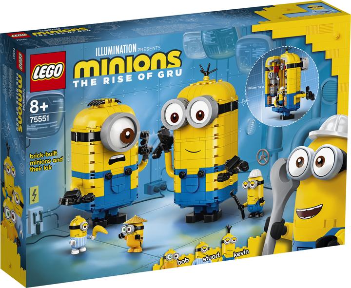 Image du produit LEGO 75551 Minions Figurines Brique et sa cachette (75551, LEGO Minions)