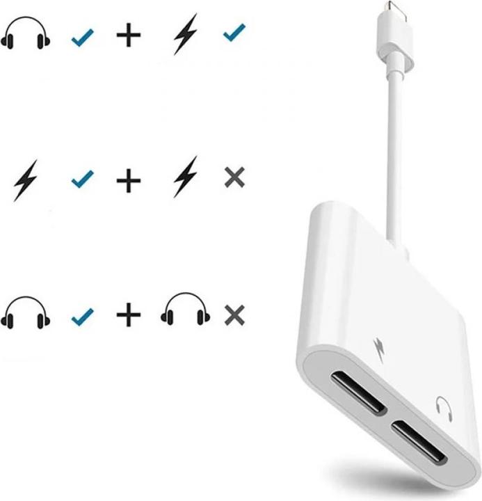 Produktbild PowerGuard Dual Lightning Audio & Charge Adapter Splitter (Lightning, Lightning)