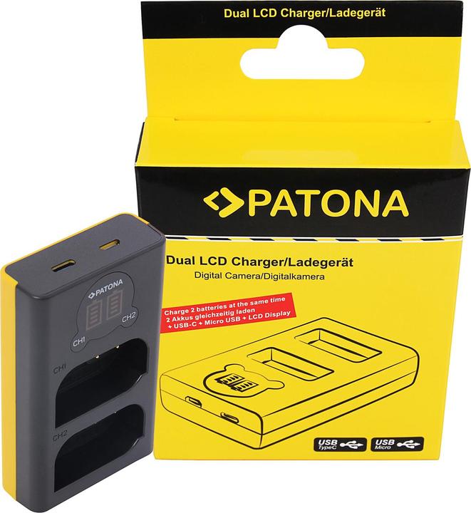 Immagine prodotto Patona DMW-BLK22 (Caricabatterie per fotocamere)