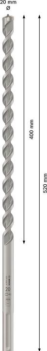 Produktbild Bosch Professional Zubehör Hammerbohrer SDS max-4 20 x 400 x 520 mm (bis 20 Millimeter)
