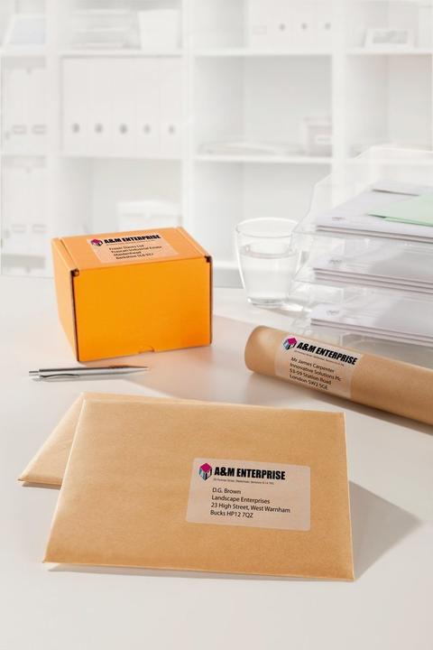Actual product image Avery Versand labels