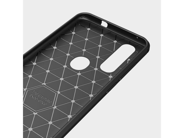 Produktbild Screenguard Motorola One Action Hülle Carbon Brushed Soft TPU (Motorola One Action)