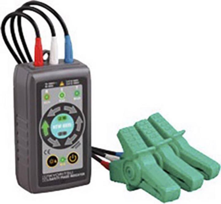 Image du produit Kyoritsu Testeur de phase et de champ tournant 3 Testeur de phase avec indicateur de rotation KEW 8035 (CAT III 1000V, CAT IV 600V)