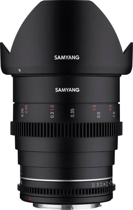 Produktbild Samyang MF 24mm T1,5 VDSLR MK2 Canon EF (Canon EF, Vollformat, APS-C / DX, Micro Four Thirds)