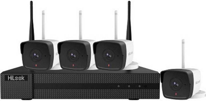 Produktbild HiLook Überwachungskamera Set IK 4142B MH/W WLAN Videoüberwachung Komplettset (1920 x 1080 Pixels)