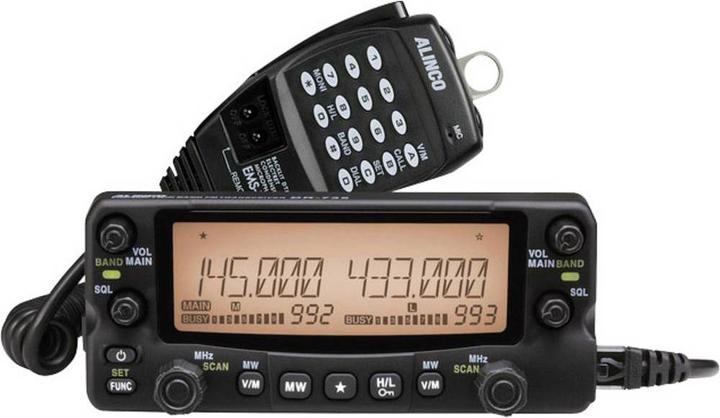Produktbild Alinco Amateur Funkgerät DR 735 E Mobilfunkgerät Duoband VHF/ UHF