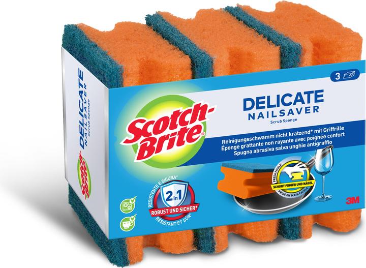 Scotch-Brite Delicate Reinigungsschwamm (3 Stk.)