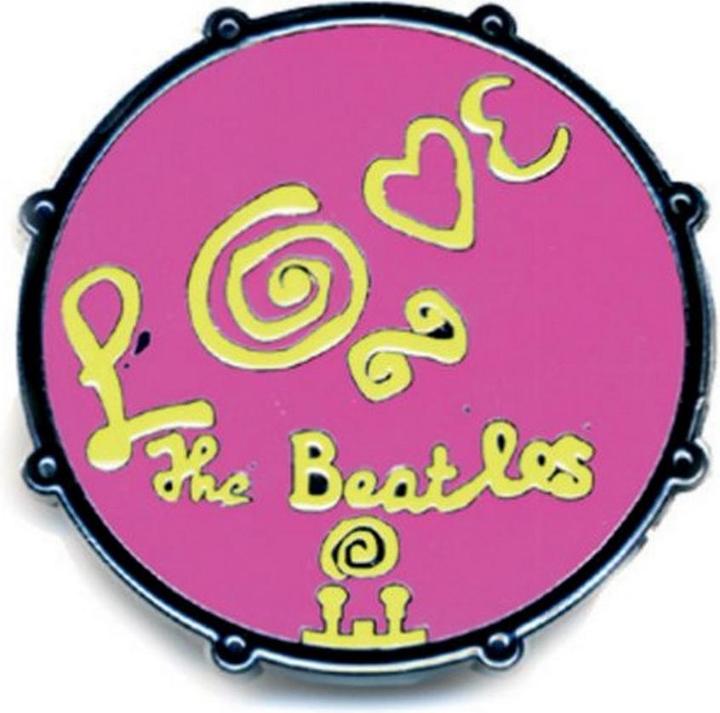 Produktbild The Beatles Abzeichen Drum Love Metall