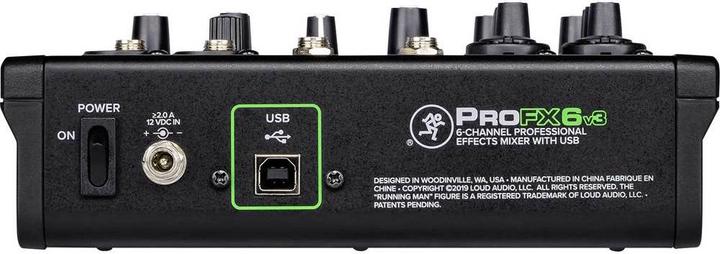 Produktbild Mackie ProFX6v3 (Studio- und Livemixer)