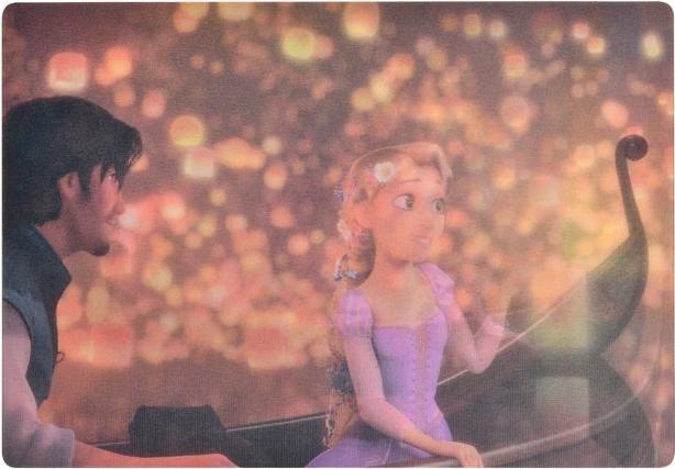 Produktbild Disney Rapunzel & Flynn Rider Postkarte Kanu Lentikular (1 Stk.)