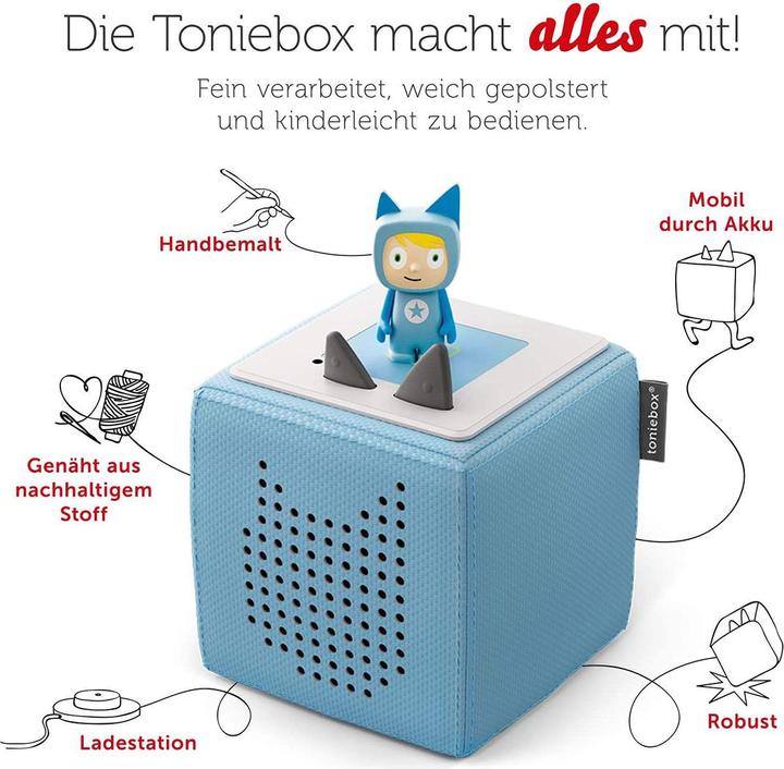 Produktbild Tonies Toniebox Starterset Blau (Kreativ-Tonie) (Deutsch)