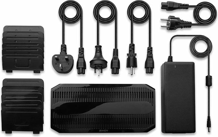 Produktbild Lindy 120W 10 Port USB-Ladestation Zum gleichzeitigen Laden von bis zu 10 Tablets und/oder Smartphones (120 W)
