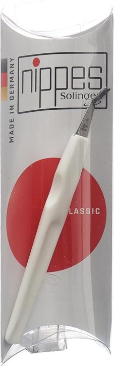Actual product image Nippes Cuticle knife, white
