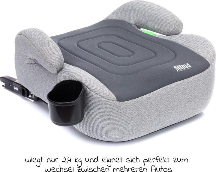 Produktbild Fillikid Sitzerhöhung mit Isofix (Kindersitzerhöhung, ECE R129/i-Size Norm)