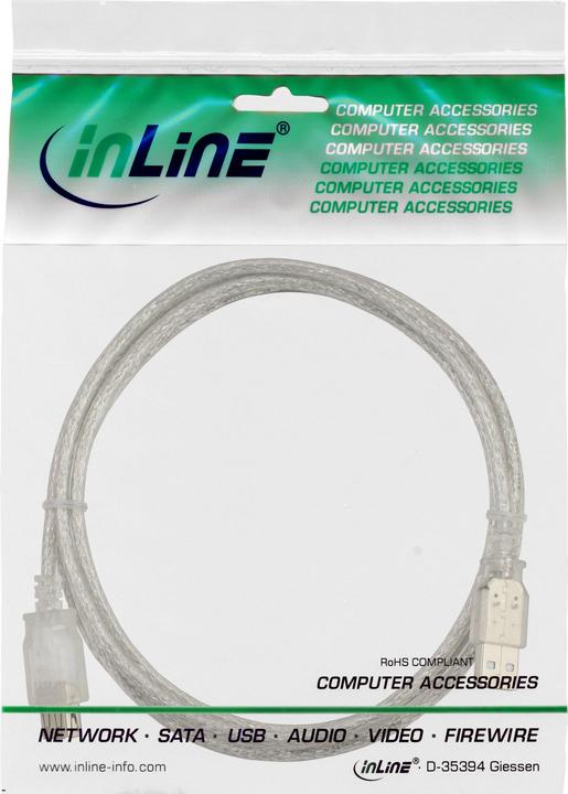 Produktbild InLine USB 2.0 Kabel (2 m, USB 2.0)