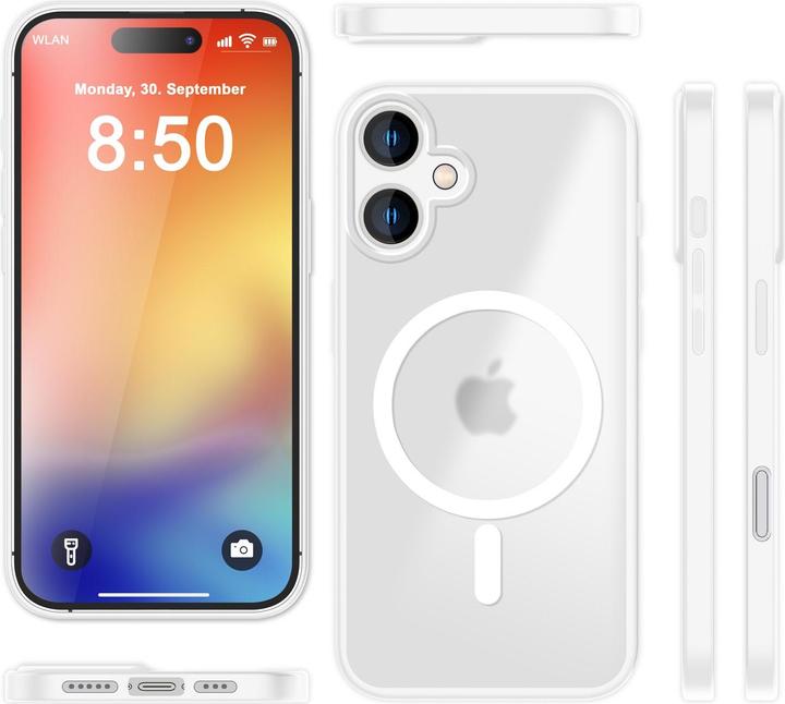 Image du produit Nalia Étui hybride mat avec fonction MagSafe (Apple iPhone 16)