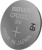 Actual product image Maxell CR 2032 3V lithium battery (100 pcs., CR2032, 220 mAh)