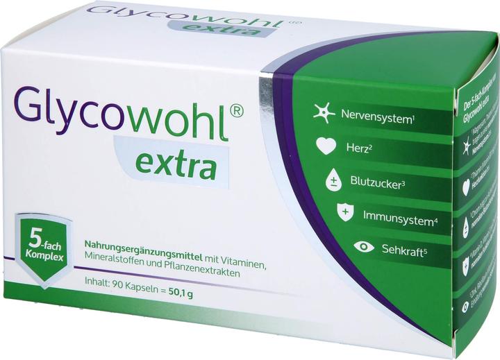 Immagine prodotto Glycowohl tappi extra (90 Pezzo/i, Pillole, 90 g)