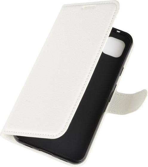 Actual product image MU Classic Litchi Leather Bookcover Series (Google Pixel 4a)