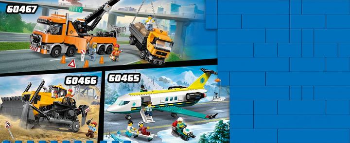 Actual product image LEGO Gelber Bulldozer mit Frontlader (60466, LEGO City)
